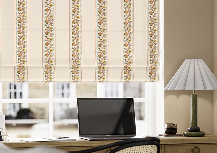 Petal & Block Bethea, Marigold - Twist&Fit Roman Blind - Image 5